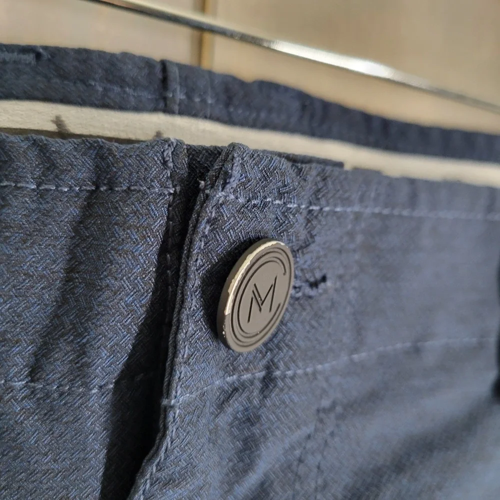 Maven Co-Op Cargo Shorts Mens‎ 42 Navy Blue Performance Golf Athletic MV00091M